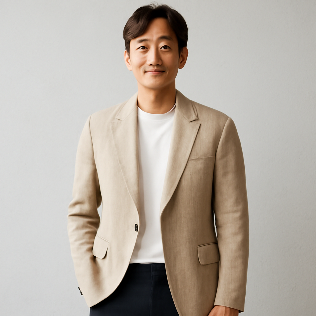 남성린넨자켓 대표 이미지